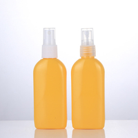 Botol Semprot Plastik Mini Portabel Isi Ulang 100ml Kosong dengan Tutup Semprotan Halus untuk Toner, Rambut, dan Tubuh