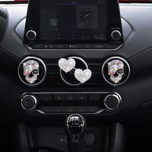 Ambientadores de cabeza de fantasma sólido Colonia <span class=keywords><strong>Perfume</strong></span> de coche de Halloween Clip de ventilación aroma calavera colgante adornos Clip de ventilación difusor - Product Image 2