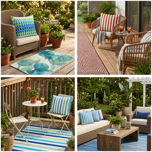Fodera per cuscino a righe bianche <span class=keywords><strong>e</strong></span> turchesi con bordo a piping <span class=keywords><strong>e</strong></span> cerniera invisibile per divano, sedia, balcone, decorazioni per la casa - Ingrosso - Product Image 4