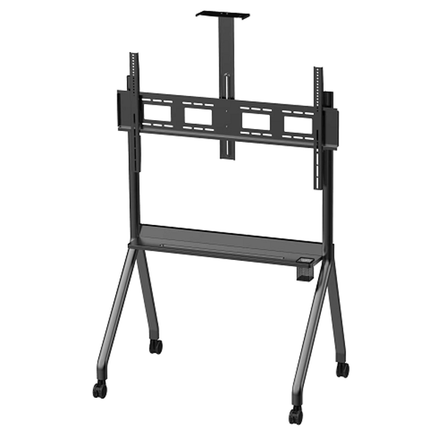 Economic Height Adjustable Mobile TV Cart for LED Screen 55"-100" Inch TV Stand With Wheels TV Racks