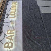 Letras Retroiluminadas LED de Acero Inoxidable 316 Pintadas de 30 mm de Espesor, Calidad Premium, para Señalización Personalizada Interior/Exterior