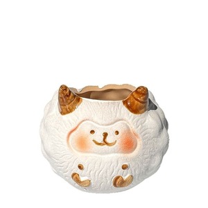 Vasi per Piante Grasse in Ceramica Grezza Personalizzati HY, Design Creativo a Forma di Agnello per Uso Domestico - Product Image 6