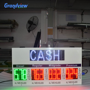 Affichage LED direct usine pour prix de carburant, panneau LED pour pompe à essence, affichage LED pour prix de gaz - Product Image 4