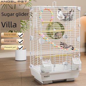 Gabbia per scoiattoli in plastica grande e facile da pulire, con motivo solido, ecologica, per sugar glider, a forma di fiore, tipo Honey Bag - Product Image 1