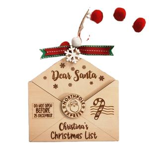 Busta <span class=keywords><strong>di</strong></span> babbo natale personalizzata ornamento lista <span class=keywords><strong>di</strong></span> natale ornamento busta <span class=keywords><strong>di</strong></span> natale - Product Image 1