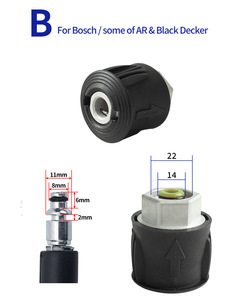 Conector de <span class=keywords><strong>Manguera</strong></span> para Lavadora a Presión, Adaptador de Salida para <span class=keywords><strong>Lavor</strong></span>, Nilfisk, Black & Decker y Otros Equipos de Limpieza - Product Image 3