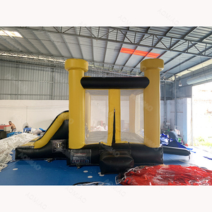 Casa di rimbalzo commerciale con scivolo per bambini saltellanti gioco rimbalzo gonfiabile buttafuori castello scivolo - Product Image 4