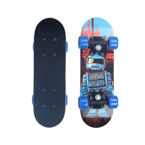 Professionnel 17 "pouces rétro planche à roulettes <span class=keywords><strong>pour</strong></span> les enfants Logo personnalisé planche en bois avec roue en PVC <span class=keywords><strong>pour</strong></span> - Product Image 5