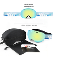 Masques de ski personnalisés OEM, masques de snowboard pour hommes, femmes et jeunes, masques de neige OTG avec protection anti-buée UV400