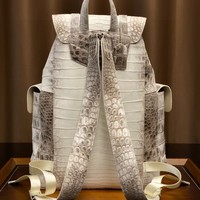 Sac à dos pour ordinateur portable de style mallette, en cuir véritable, unisexe, multifonctionnel, business-casual, capacité 20-35L, style street fashion