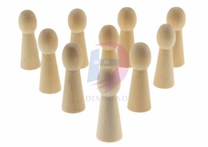Jouets pour enfants bricolage de haute qualité poupées et accessoires en bois - Product Image 3