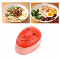 Minuterie de changement de couleur d'oeuf de cuisine portable cuisinier faire bouillir des oeufs thermomètre outils de minuterie