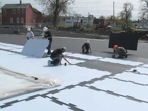 Hot bán tổng hợp băng trượt băng sân thảm di động tạm thời dryland khúc côn cầu gạch uhmwpe Chất liệu tùy chỉnh cắt dịch vụ - Product Image 2