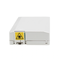 Caja de Montaje para Adaptador de Fibra Óptica SC de 1 Puerto, Placa de Pared FTTH para Redes LAN/CATV/FTTx, a Prueba de Polvo con Obturador