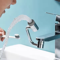 Offre Spéciale 1080 Degrés Pivotant Robinet De Cuisine Robinet Adaptateur Design Moderne 2 Modes Aérateur Pulvérisateur Attachement Robinet Pulvérisateur Tête