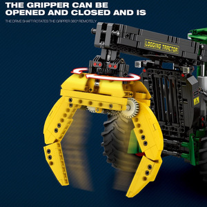 22027 Tractor Transport Vehicle Small Particle Assembly Model Ornament High Difficulty Boys' <b>Educational</b> <b>Toy</b> - Product Image 4