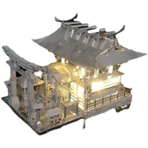 Modello 3D in Metallo del Santuario Liangyuan - Intricata Architettura in Stile Giapponese Fai-da-Te |   Giocattolo da assemblare di alta qualità e regalo creativo - Product Image 5