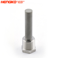 HENGKO Pierre de diffusion d'aération filtrante frittée OEM, Diffuseur en métal poreux fritté 316L haute pureté