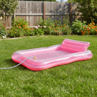 NOVA Flotteur gonflable en PVC pour piscine, pour adultes - Oreiller amovible et dossier inclinable