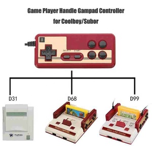 Chơi Game Phím Điều Khiển Có Dây 8 Bit TV Màu Đỏ Và Trắng Máy Máy Nghe Nhạc Video Game Xử Lý Gampad Điều Khiển Cho Coolboy Đối Với SUBOR cho NES - Product Image 3