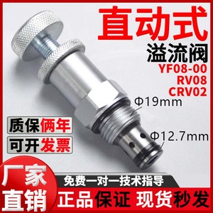 Válvula de Alivio Yf08 00 de 19 mm, Válvula de Seguridad Hidráulica de Acción Directa con Volante - Product Image 4