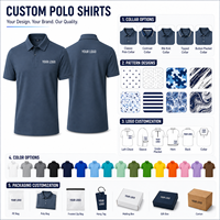 Camisa Polo de Golf Personalizada para Hombre, de Secado Rápido, Poliéster y Elastano, Absorbe la Humedad, Manga Corta, Transpirable, con Logotipo Bordado y Botones
