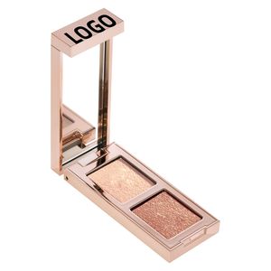 Paleta de Sombras de Ojos de Doble Color de Alto Brillo y Fácil Difuminado con Logotipo Personalizado OEM/ODM, <span class=keywords><strong>Gel</strong></span> de Sombra de Ojos Metálico Brillante de Larga Duración y No Destiñe - Product Image 5