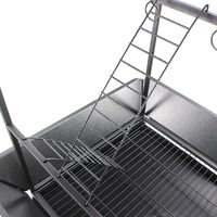 Plateforme de jeu interactive pour perroquets, station ouverte de type table, support en fil de fer durable, design simple