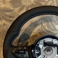 Volant sport en cuir style CS avec garniture carbone pour F20 F21 F22 F30 F31 F32 F36 M2 F87 M3 F80 M4 F82 F15 F16