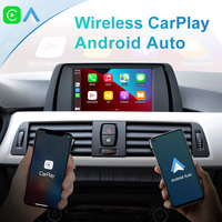 Caja Inalámbrica CarPlay Android Auto para BMW Serie 3 4 F30 F31 F34 F35 F32 F33 F36 NBT EVO, Compatible con AirPlay y Duplicación de Pantalla