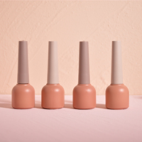 Bouteille en verre de vernis à ongles vide OEM personnalisée en usine bouteille de vernis à ongles Gel super fort LED/UV pour utilisation en salon d'art des ongles