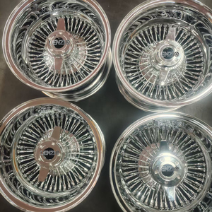 ราคาโรงงาน: ล้อซี่ลวดขนาด 13 นิ้ว/14 นิ้ว รับประกันหนึ่งปี สีทอง สีเงิน สีโรสโกลด์ - Product Image 3