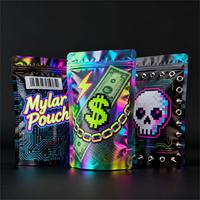 Sacs refermables en Mylar imprimés à l'encre à base d'eau Paquet d'impression anti-odeur Cali Packs 3.5g 7g 14g Sac EVOH-PE pochette en plastique Emballage