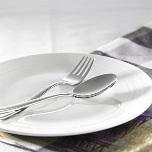 Cuillère à dîner moderne en acier inoxydable écologique à long manche plaqué argent, directement de l'usine, idéale pour les fêtes - Product Image 6