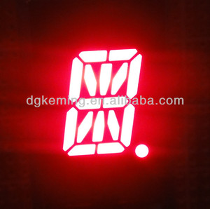 Pantalla Alfanumérica de un Solo Dígito, Pantalla LED de 16 Segmentos de 1 Pulgada, Forma de Cometa, Houkem-10017-BSR - Product Image 6