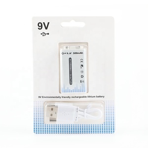 Cuanen – Batteries Lithium-Ion rechargeables 9V 6f22 avec Port type-c, vente en gros - Product Image 1