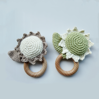 Bouquet de tournesols en crochet fait main, plante tricotée créative, décoration suspendue pour la maison et le bureau