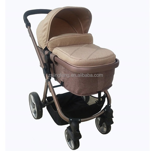 Fornitura di cina <span class=keywords><strong>passeggino</strong></span> di lusso 3 in 1 trasportino carrozzina pieghevole <span class=keywords><strong>neonato</strong></span> reversibile carrozzina con baldacchino regolabile - Product Image 6
