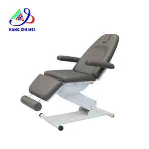 Kangmei Adjustable Therapy Spa Salon Cosmetic 3 Electric Motors Beauty Massage Table Treatment Bed Podiatry Tattoo Facial Chair