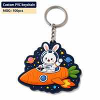 Porte-clés en caoutchouc PVC en gros pour Halloween, thèmes dessins animés et films, pour usage professionnel, avec figurines PVC de dessins animés, idéal comme cadeaux
