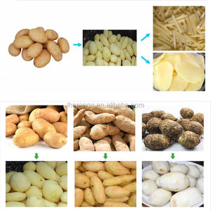 Machine à découper les chips de pommes de terre électriques, machine à laver, peler et trancher les pommes de terre pour les frites - Product Image 5