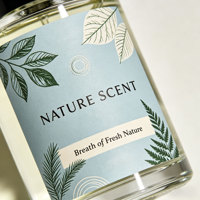 Étiquettes autocollantes personnalisées pour flacons de parfum, rouleaux de luxe avec estampage à chaud doré, logo en relief, autocollants imprimés en papier adhésif en gros