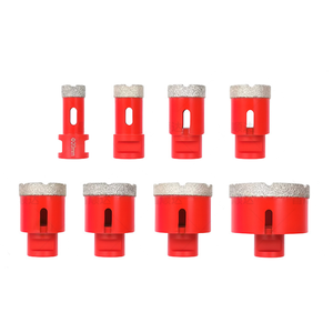 Boîte en aluminium pour marbre et béton, diamètre 6-68 mm, 10 pièces, forets diamantés à brasage sous vide M14, jeu de forets diamantés - Product Image 2