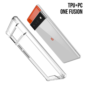 <span class=keywords><strong>Funda</strong></span> de teléfono móvil a prueba de golpes para Google <span class=keywords><strong>Pixel</strong></span> 6, <span class=keywords><strong>funda</strong></span> trasera dura de cristal, transparente, superventas - Product Image 5