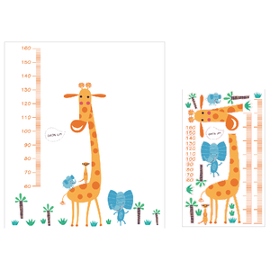Giraffa rimovibile camera dei bambini decorazione di misura di altezza autoadesivi della <span class=keywords><strong>parete</strong></span> per la stanza del bambino - Product Image 2