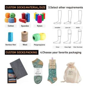 Calcetines de Ciclismo de Algodón Personalizados con Logotipo, Transpirables, de Secado Rápido, Hasta el Tobillo, Anti-Sudor, Tejidos, Deportivos, para Hombre - Product Image 5