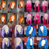 Perruque courte afro de 10 pouces, perruque brésilienne en dentelle frontale, perruque brésilienne de luxe en cheveux vierges