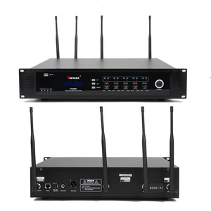 ميكروفون لاسلكي رقمي YCU892--YARMEE بعنق مرن للاجتماعات، نظام صوتي معدني للاستوديوهات والمؤتمرات بتصميم مكتبي - Product Image 3