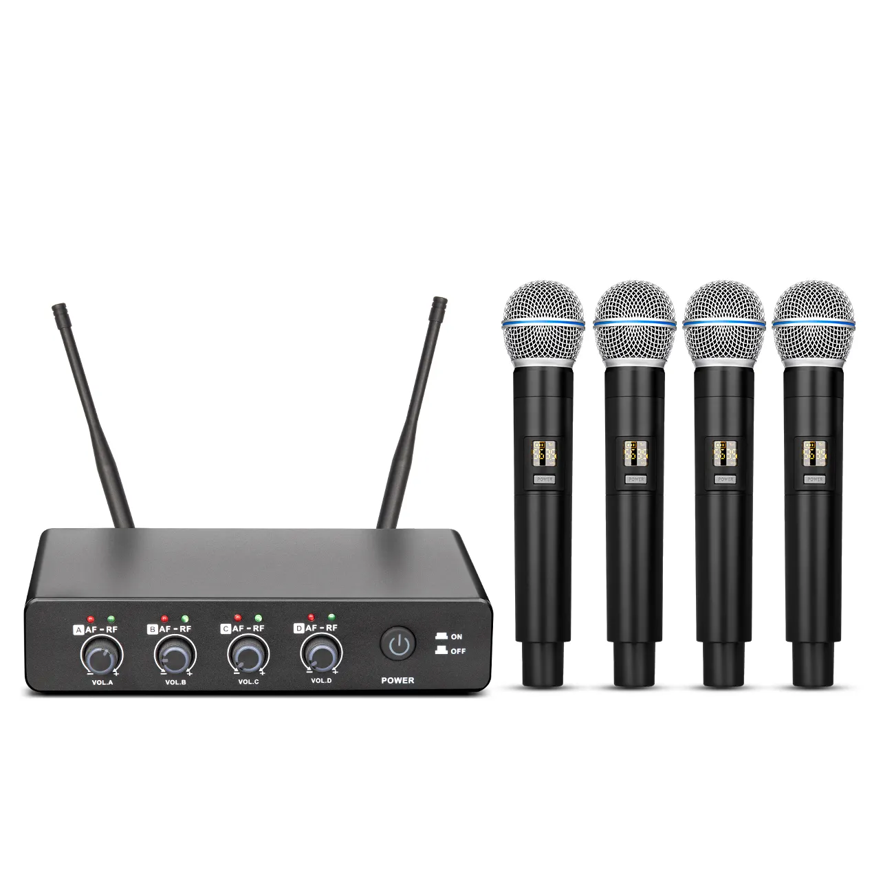 Biner R4 Professional Handheld Best UHF Wireless Microphone Dynamic Microphone For Conference Room