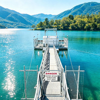Barge de dragage flottante résistante à la corrosion pour applications marines
